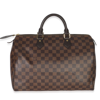 Damier Ebene Canvas Speedy 35