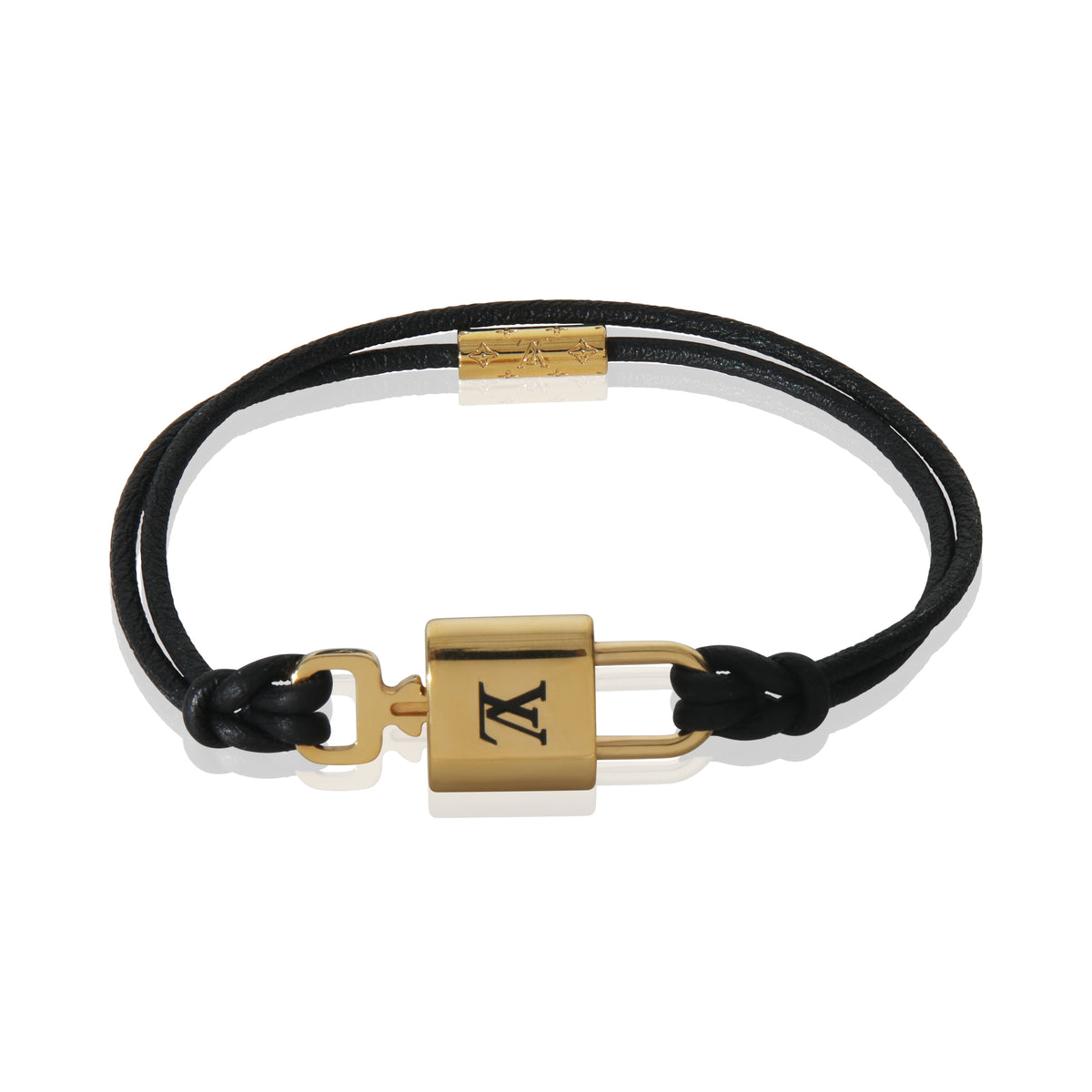 Gold-Plated  Padlock Bracelet