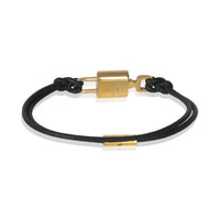 Gold-Plated  Padlock Bracelet