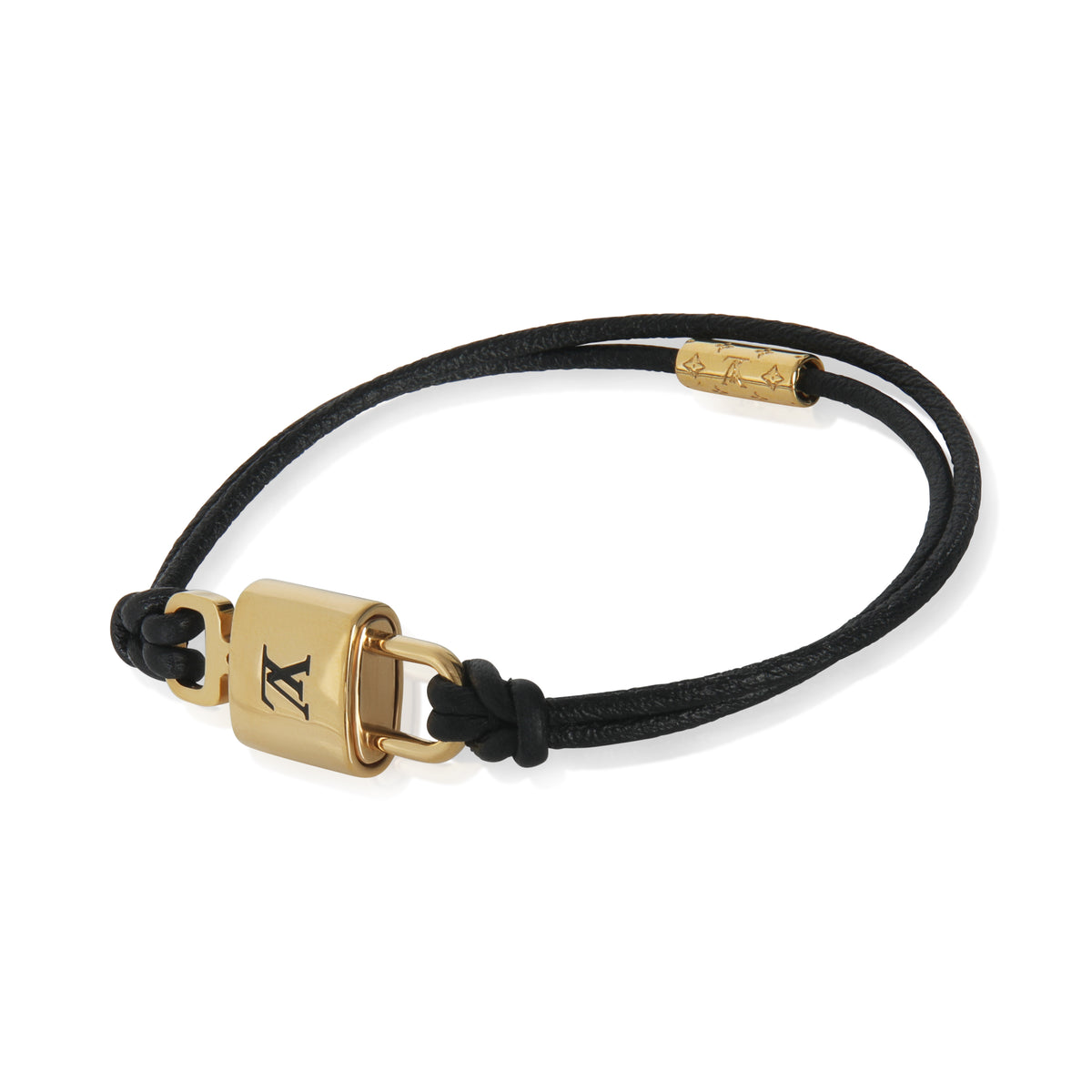 Gold-Plated  Padlock Bracelet