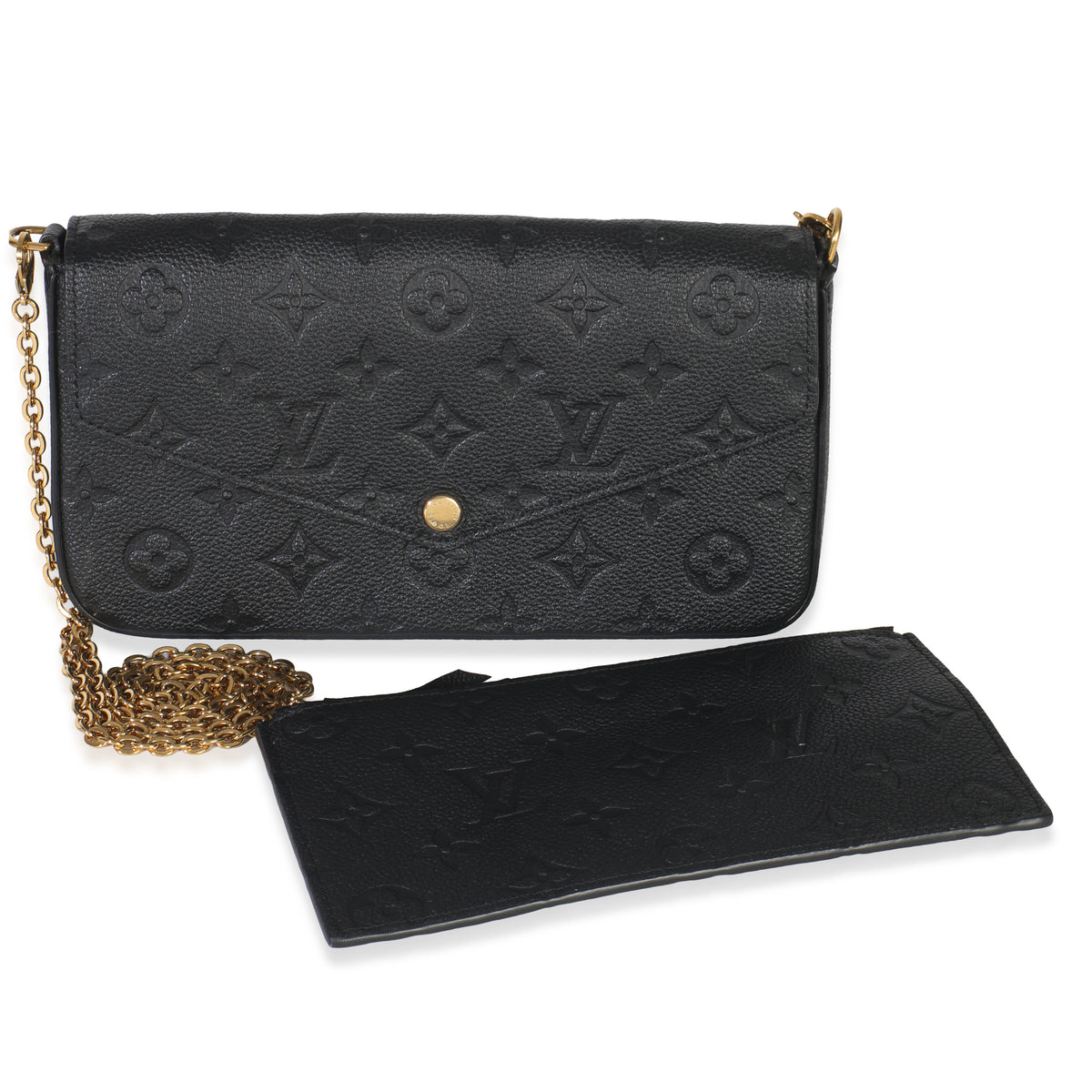 Black Monogram Empreinte Felicie Pochette