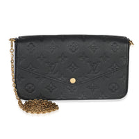 Black Monogram Empreinte Felicie Pochette