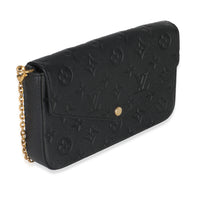 Black Monogram Empreinte Felicie Pochette