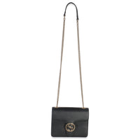 Gucci Black Dollar Calfskin Interlocking G Small Bag Handbag av