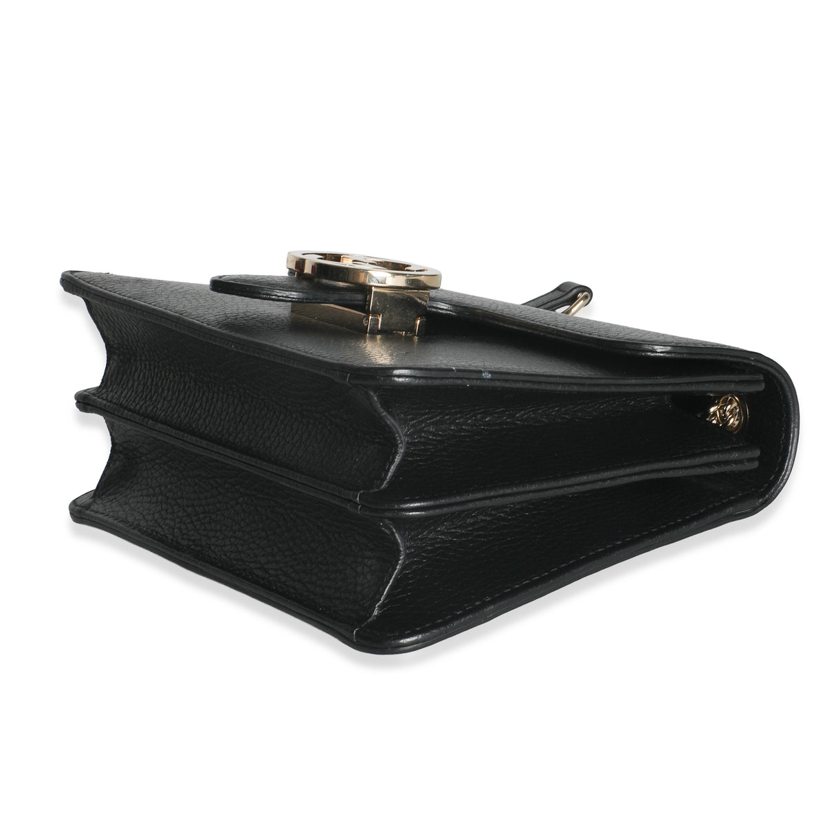 Gucci Black Dollar Calfskin Interlocking G Small Bag Handbag box