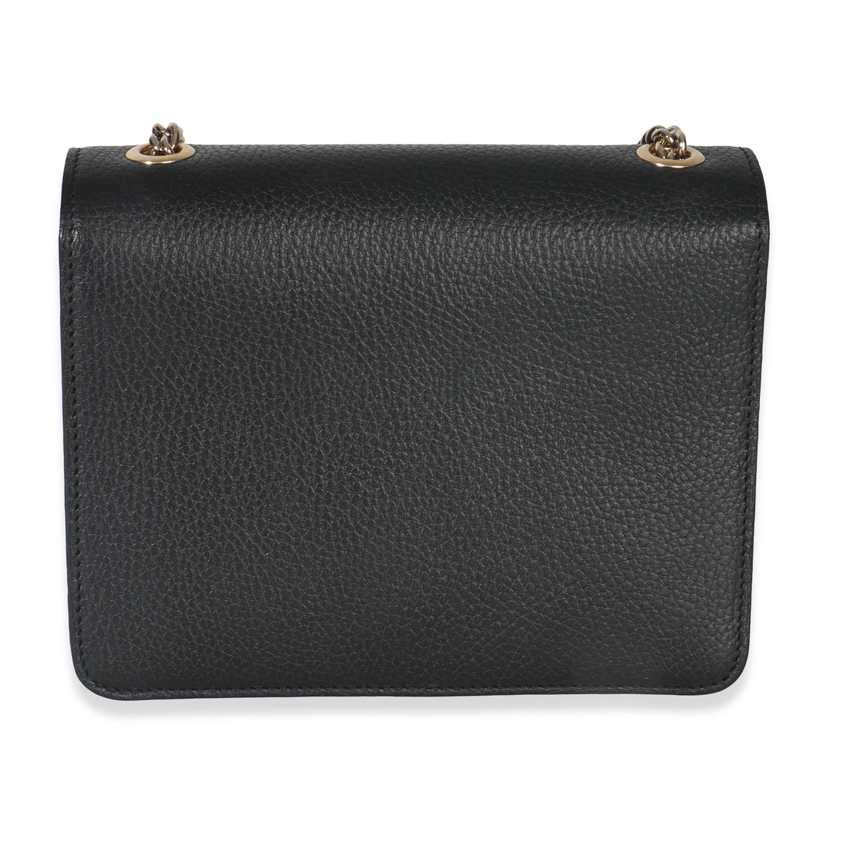 Gucci Black Dollar Calfskin Interlocking G Small Bag Handbag bv