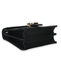 Gucci Black Dollar Calfskin Interlocking G Small Bag Handbag clasp