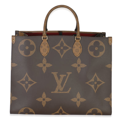 Reverse Monogram Canvas Onthego GM