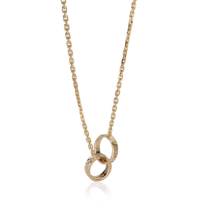 Cartier Yellow Gold Diamond Love Necklace fv