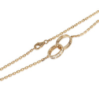 Yellow Gold Diamond Love Necklace