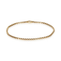 Yellow Gold  Box Chain Bracelet