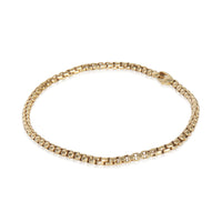 Yellow Gold  Box Chain Bracelet