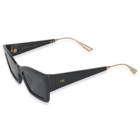 Christian Dior Black Acetate Cat Style Sunglasses sv