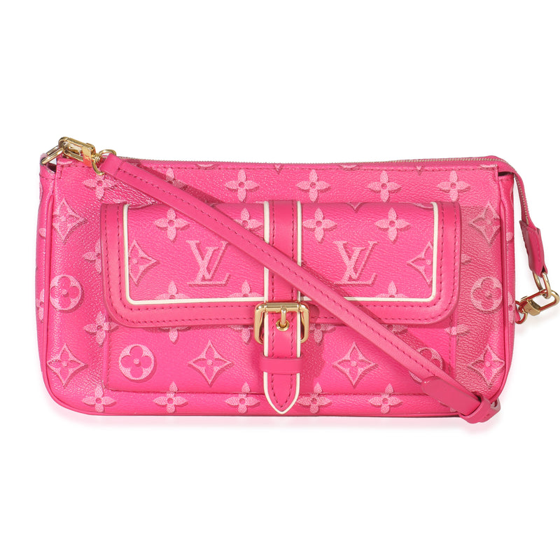 Fuchsia Monogram Canvas Fall For You Maxi Multi-Pochette Accessoir