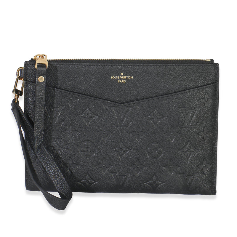 Black Monogram Empreinte Melanie MM