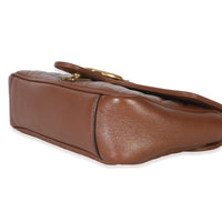 Brown Diagonal Matelasse Quilted Calfskin Small Marmont Shoulder Bag
