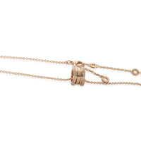 BVLGARI Rose Gold Diamond B.zero1 Necklace pv