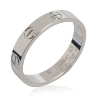 White Gold  Small Model Love Ring