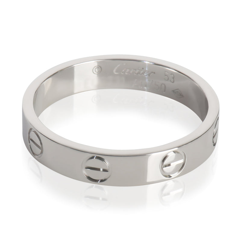 White Gold  Small Model Love Ring