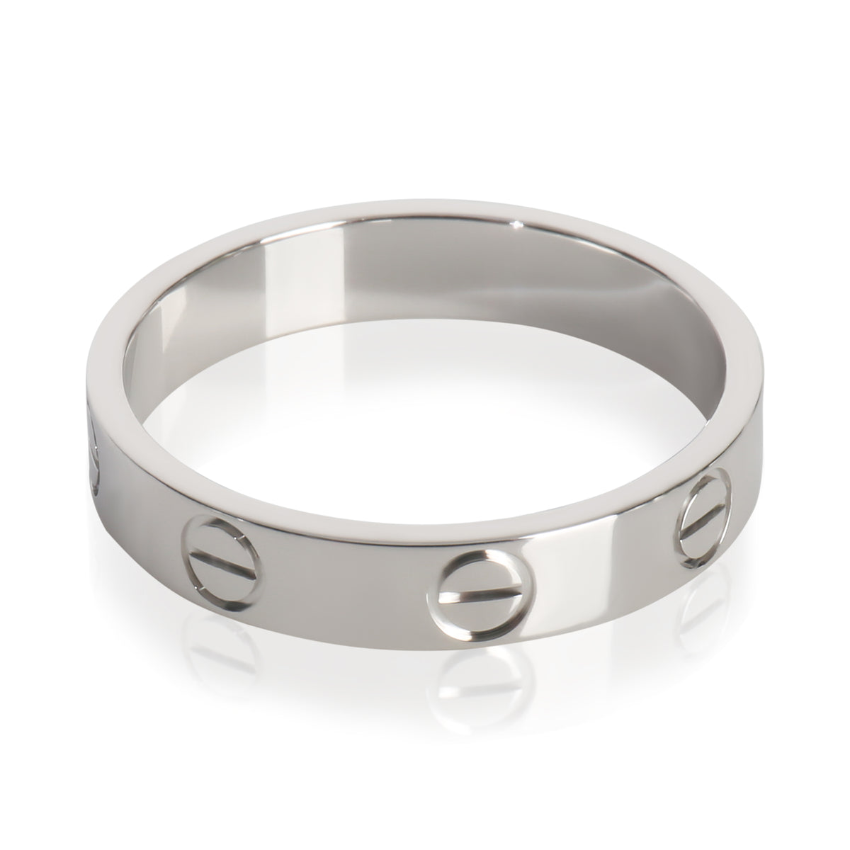 White Gold  Small Model Love Ring