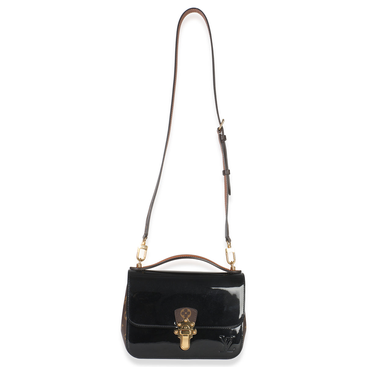 Louis Vuitton Monogram Canvas Black Vernis Cherrywood BB Handbag av