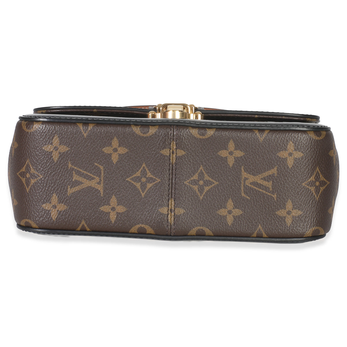 Louis Vuitton Monogram Canvas Black Vernis Cherrywood BB Handbag stamp