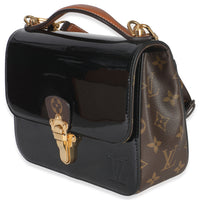 Louis Vuitton Monogram Canvas Black Vernis Cherrywood BB Handbag sv