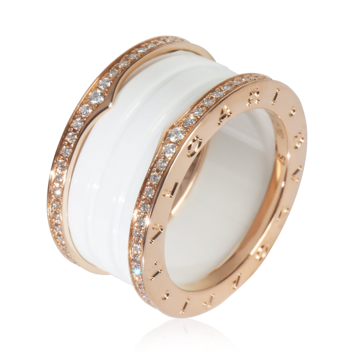 Rose Gold Diamond B.zero1 Ring