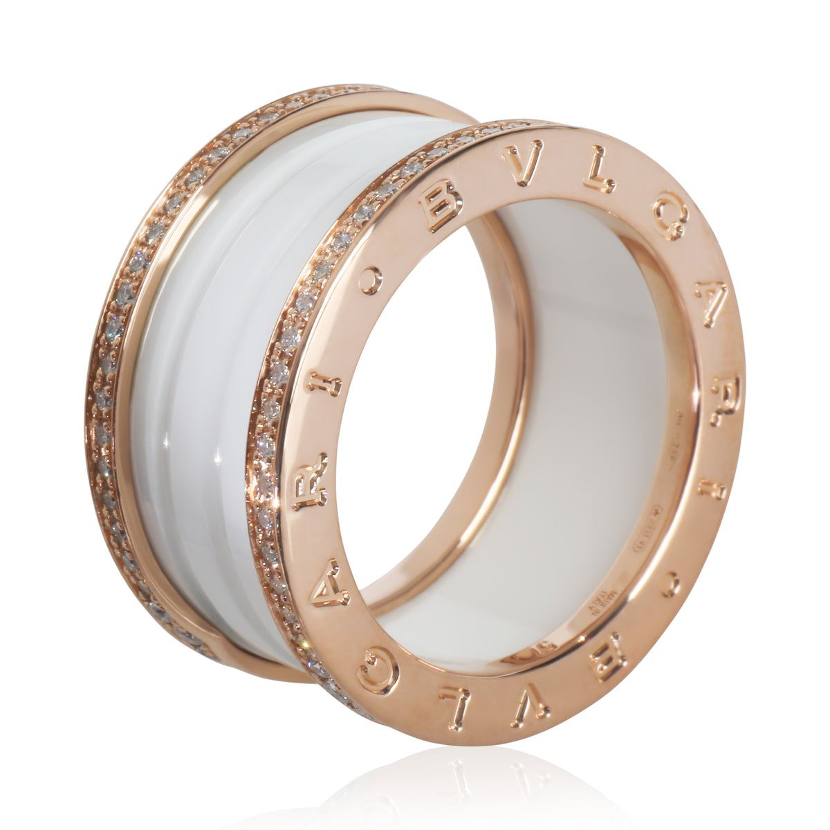 Rose Gold Diamond B.zero1 Ring