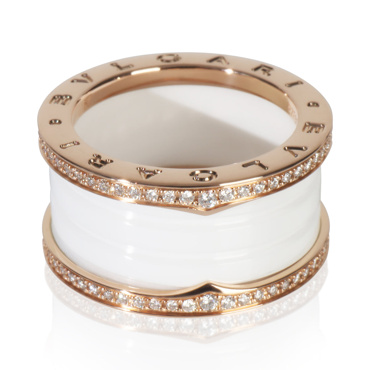 Rose Gold Diamond B.zero1 Ring
