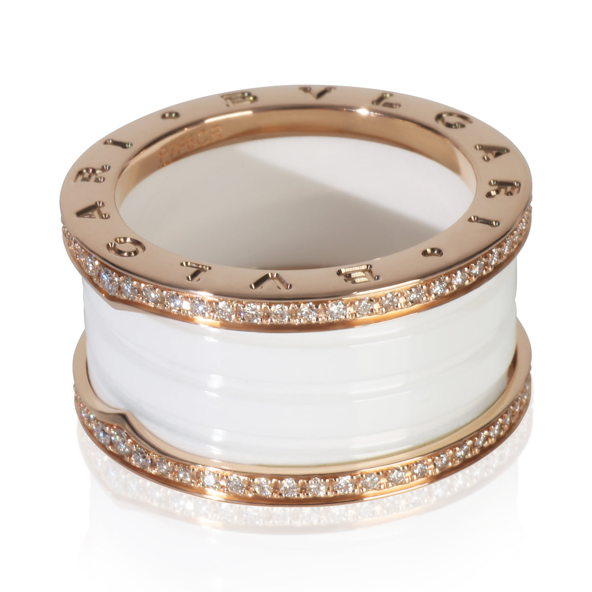 Rose Gold Diamond B.zero1 Ring