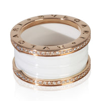 Rose Gold Diamond B.zero1 Ring