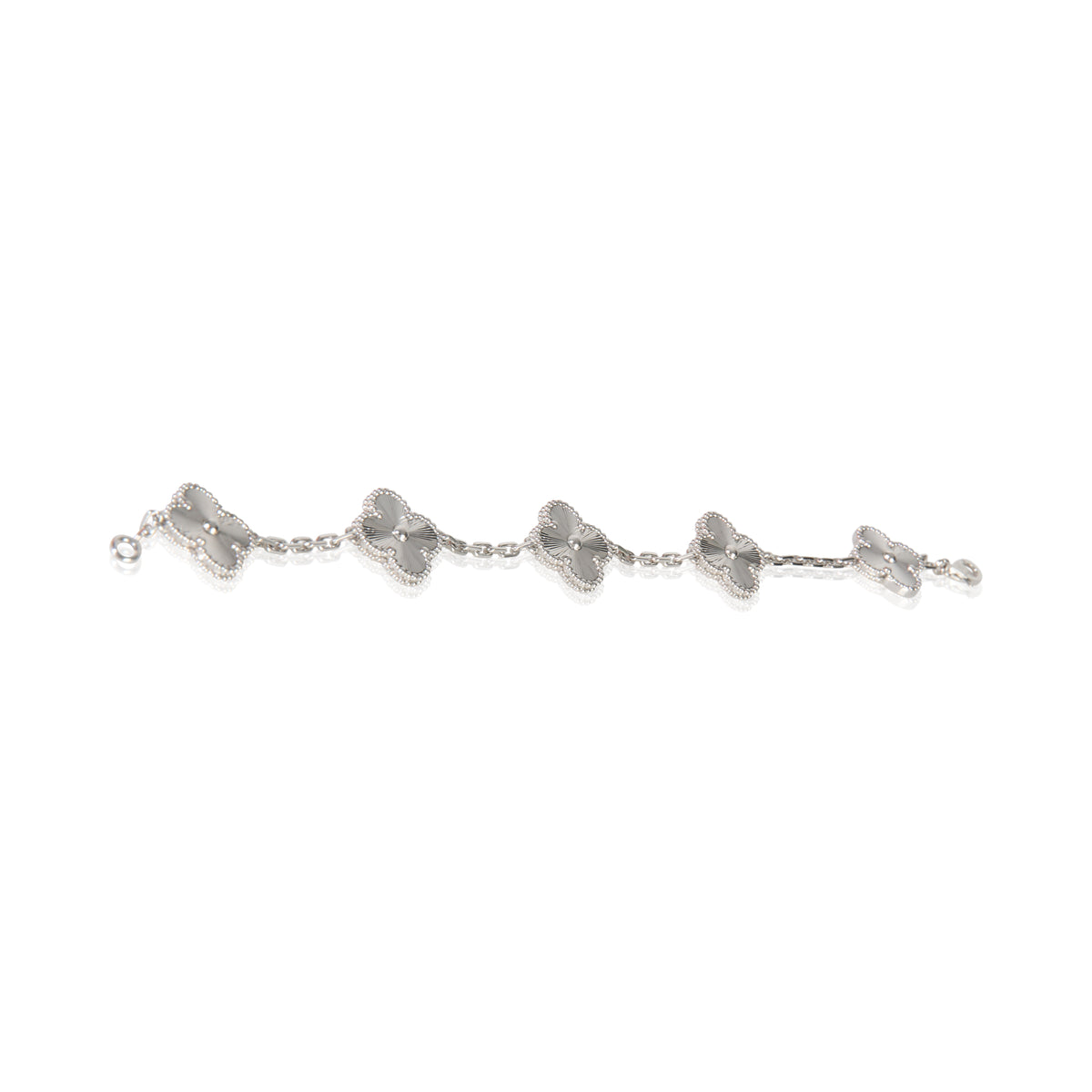 White Gold  Vintage Alhambra Bracelet
