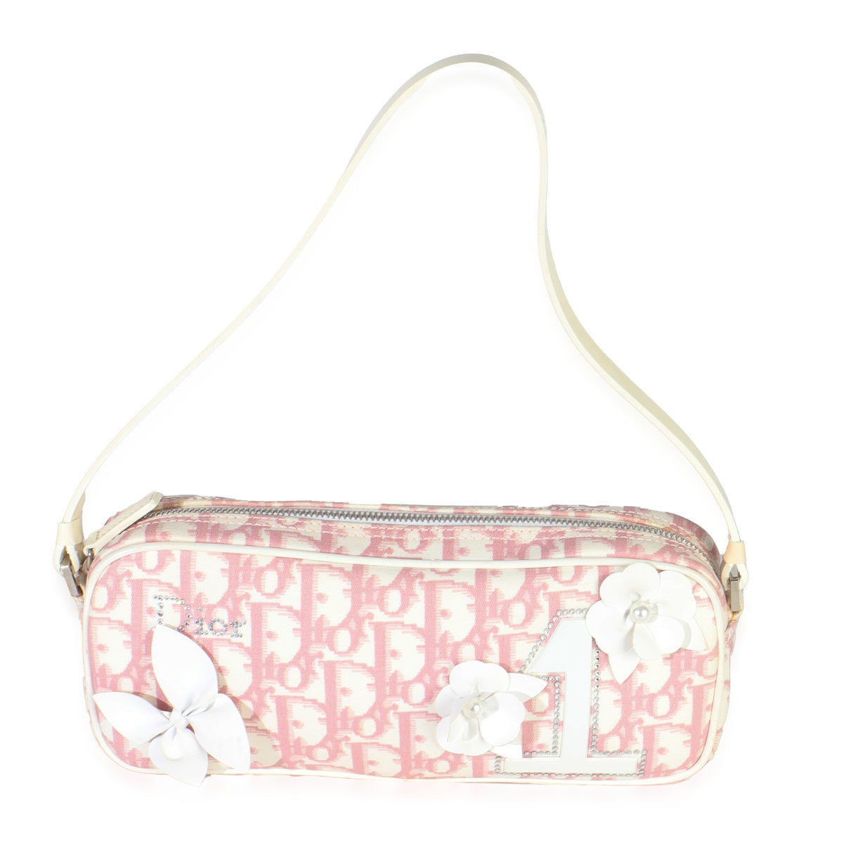 Pink White Diorissimo Girly Pochette
