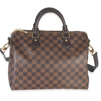 Damier Ebene Canvas Speedy Bandouliere 30