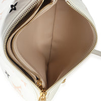 Louis Vuitton Beige Lambskin Embossed Monogram Tricolor By The Pool Coussin BB Handbag ad1