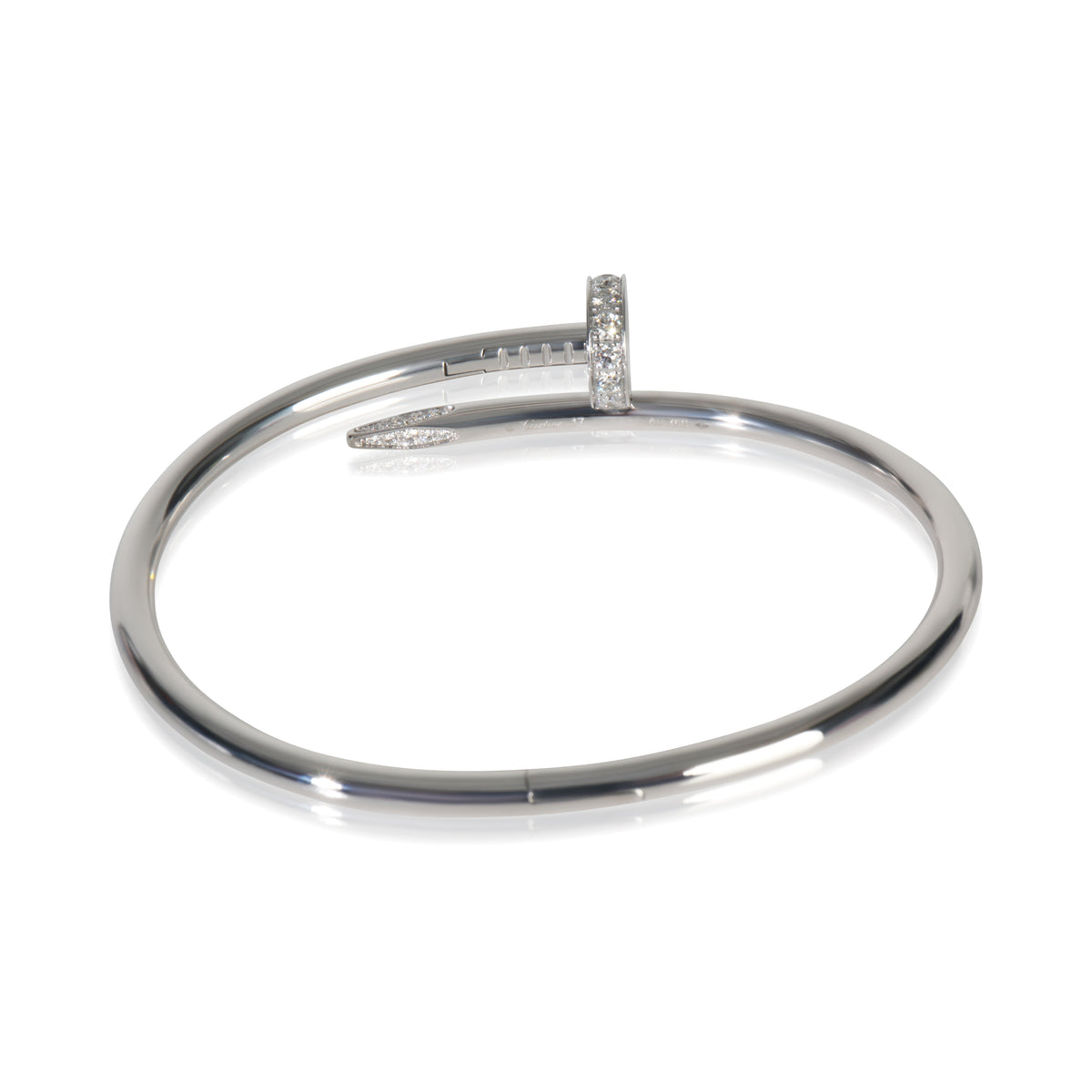 Cartier White Gold Diamond Juste Un Clou Bracelet pv
