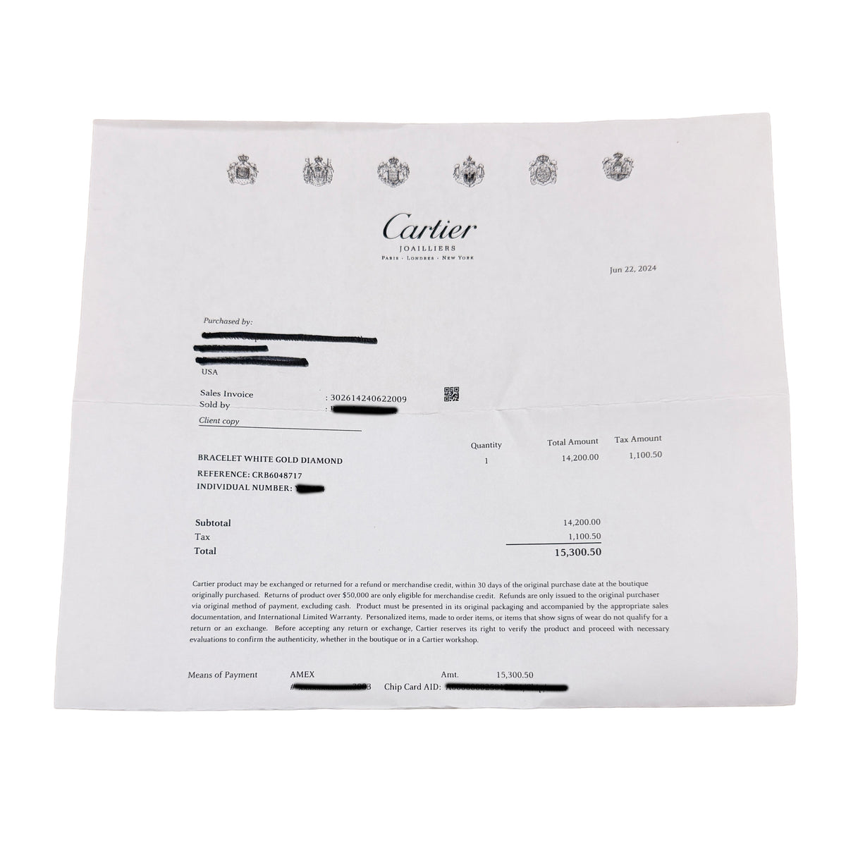 Cartier White Gold Diamond Juste Un Clou Bracelet stamp