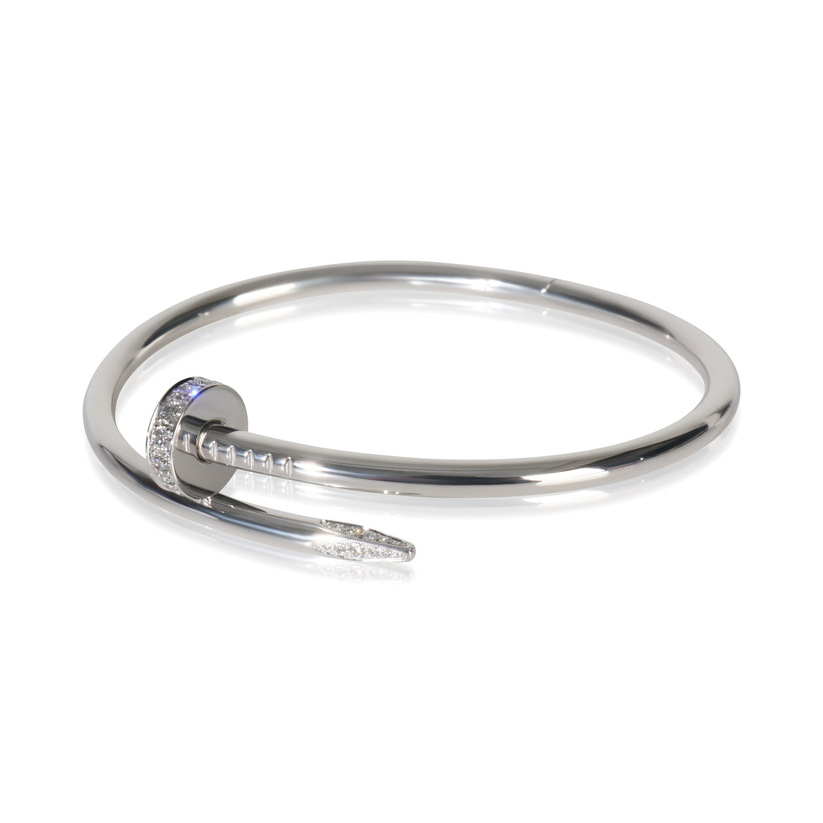 Cartier White Gold Diamond Juste Un Clou Bracelet sv