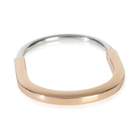 White Gold & Yellow Gold Diamond Lock Bracelet