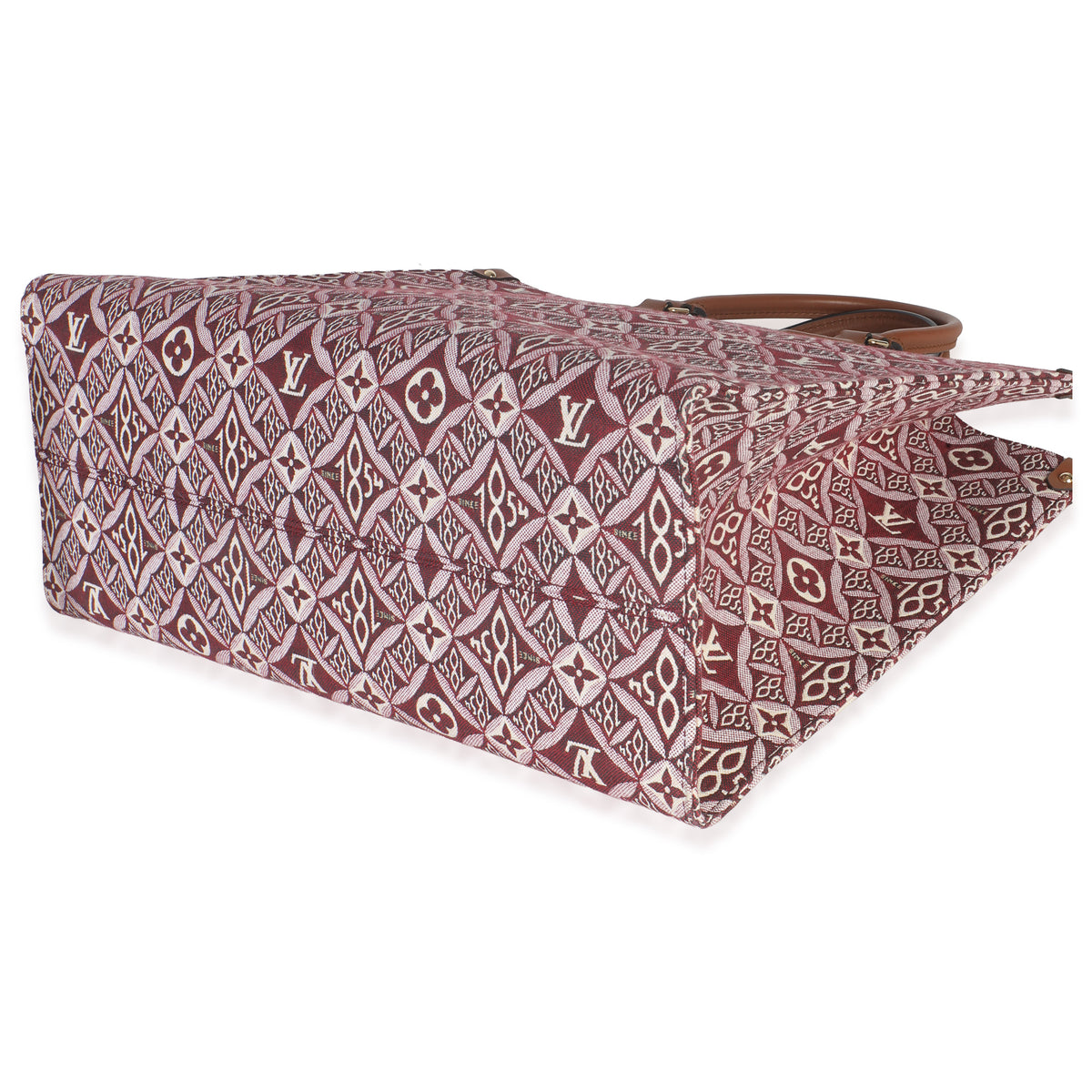 Louis Vuitton Bordeaux Jacquard Canvas Since 1854 Onthego GM Handbag box