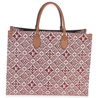 Louis Vuitton Bordeaux Jacquard Canvas Since 1854 Onthego GM Handbag bv