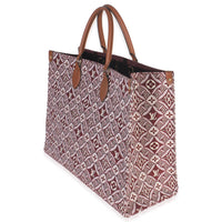 Louis Vuitton Bordeaux Jacquard Canvas Since 1854 Onthego GM Handbag sv
