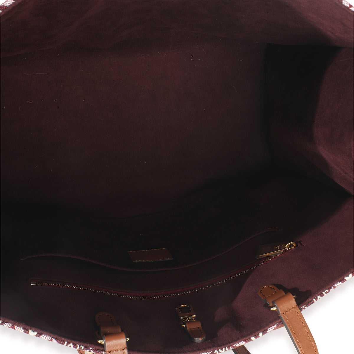 Bordeaux Jacquard Canvas Since 1854 Onthego GM