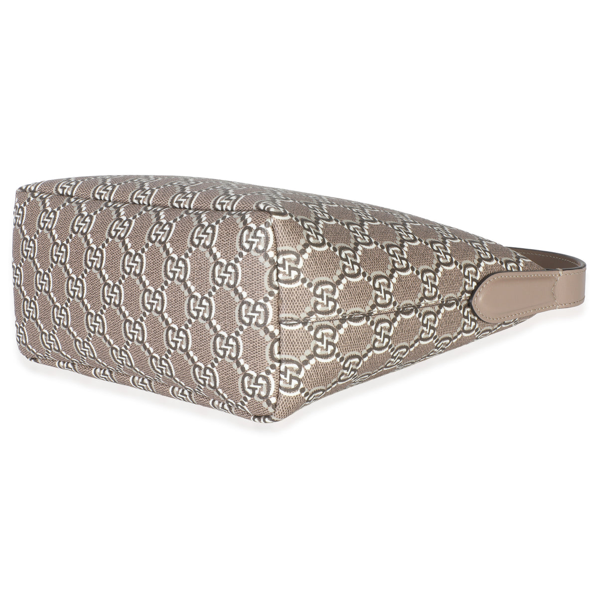 Gucci Taupe GG Shadow Monogram Canvas Super Mini Ophidia Shoulder Bag Handbag box