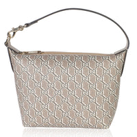Gucci Taupe GG Shadow Monogram Canvas Super Mini Ophidia Shoulder Bag Handbag fv