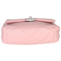 Light Pink Quilted Lambskin Small Chanel 19 Flap Bag