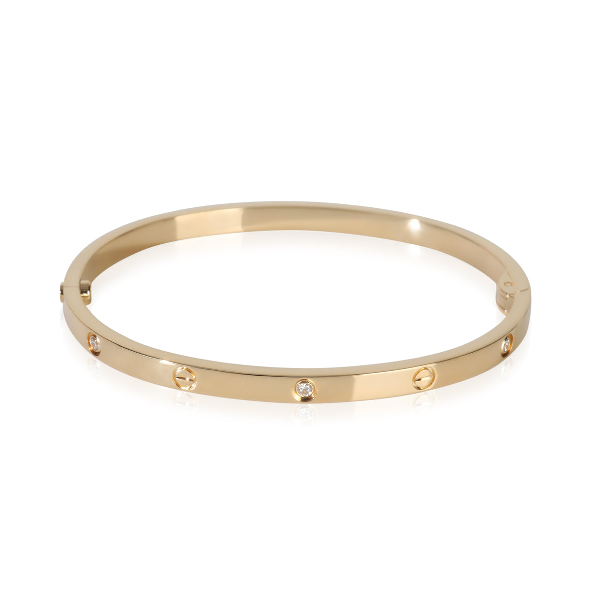 Yellow Gold Diamond Small Model Love Bracelet