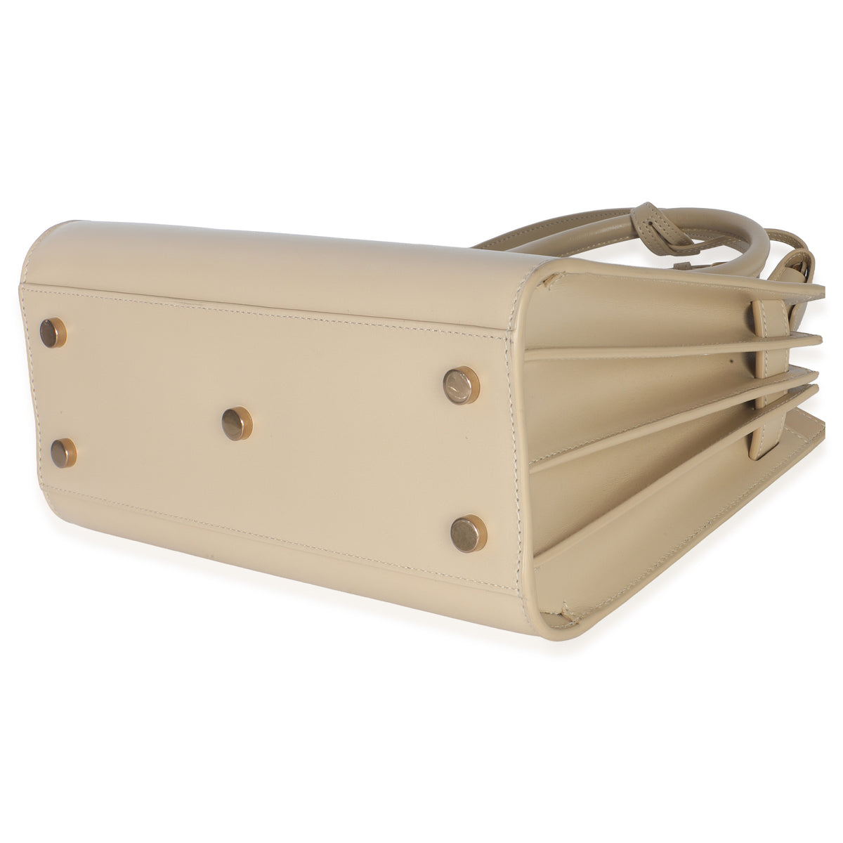 Beige Smooth Calfskin Baby Sac De Jour