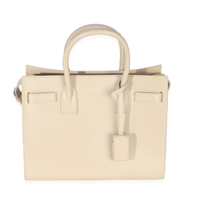 Beige Smooth Calfskin Baby Sac De Jour